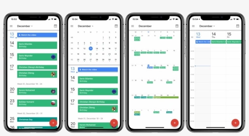 ios 15 google calendar app