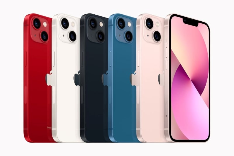 Cor e configuração de novas cores do iphone 13