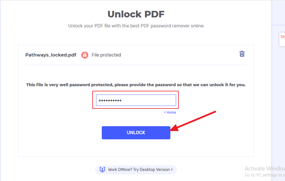 unsecure pdf online