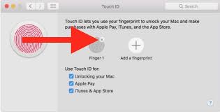 can’t add new fingerprints in new macbook pro