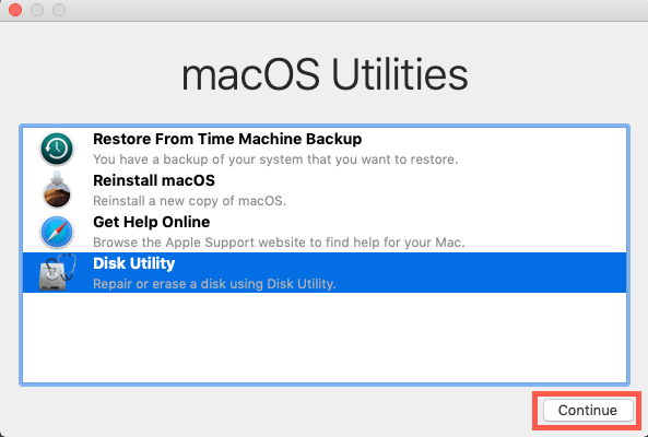 ein Macbook reparieren, das nach dem Macos 10.15 Update immer wieder neu startet