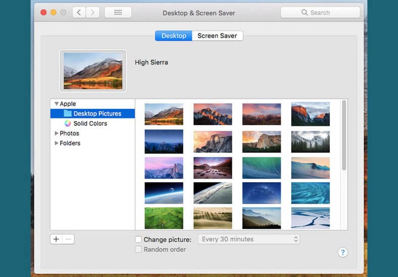 how to customize the desktop picture on mac os 10.15