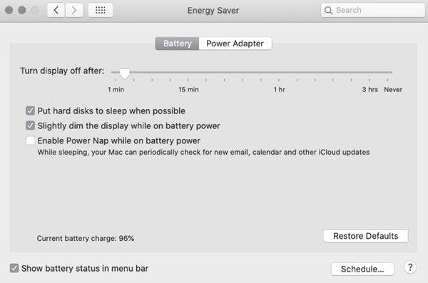 améliorer l'autonomie de la batterie de votre macbook pour macos 11