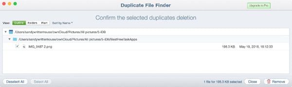 delete duplicate files on macos 11 