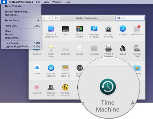 recover email files using time machine on macos 11