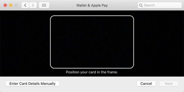 set up, use apple pay on a macbook pro on macos 11