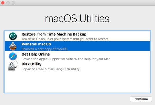 Mac bootet nicht in den Wiederherstellungsmodus unter macos 11