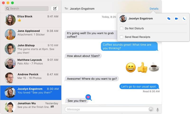 how to receive sms on mac