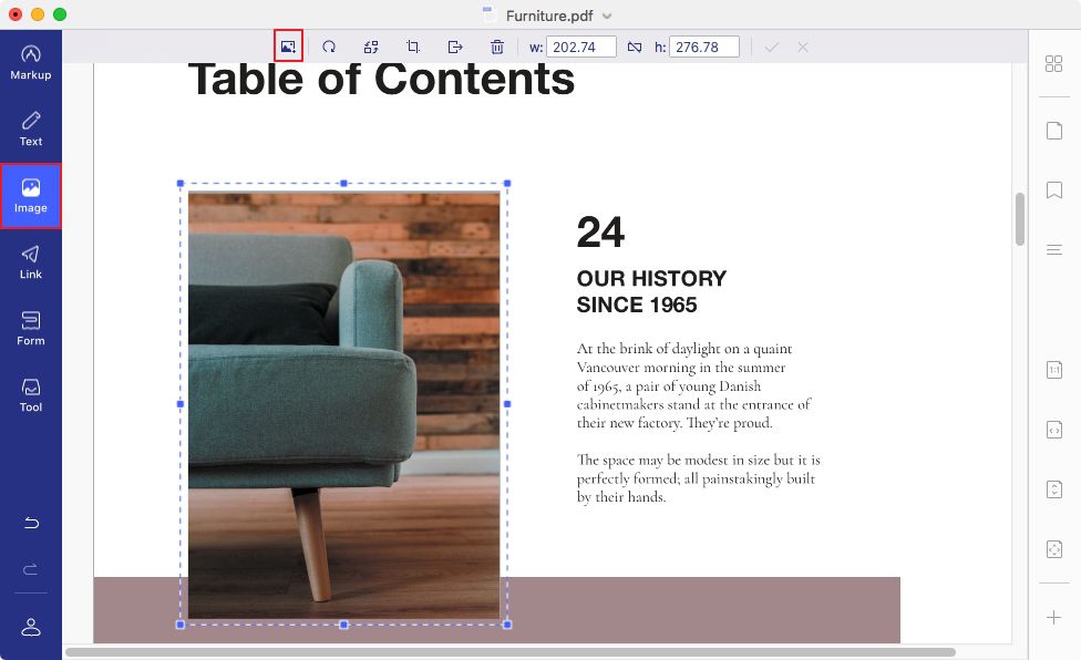 edit pdf images on mac