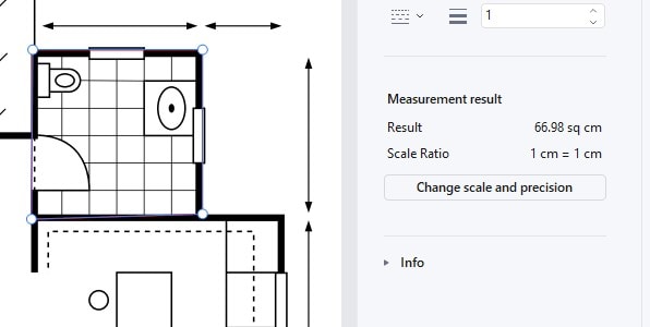 pdfelement view measurement