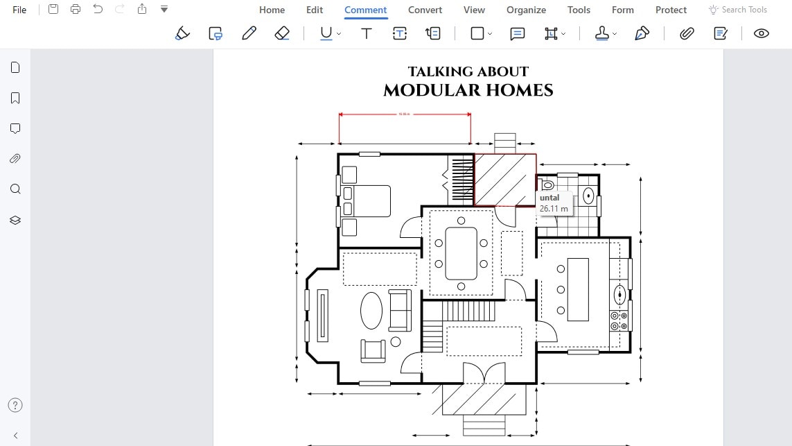 modificar dimensión