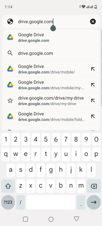 abrir drive en chrome