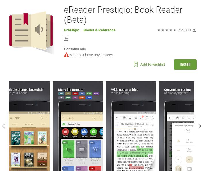 pdf in sprache android