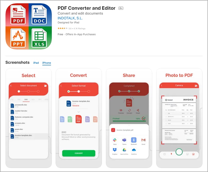 convert pdf to epub for iphone