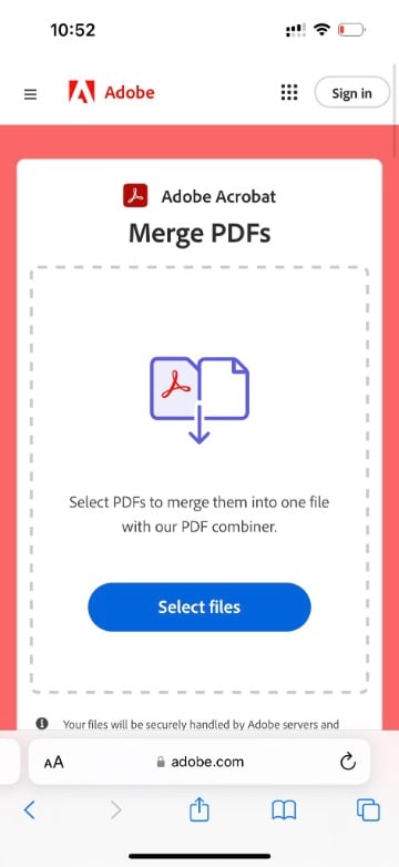 pdfelement online merge pdf