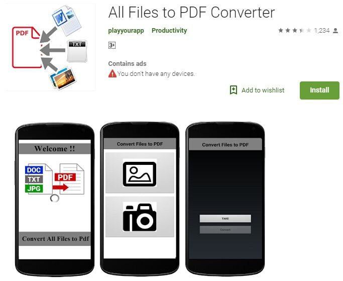 Android Text zu PDF