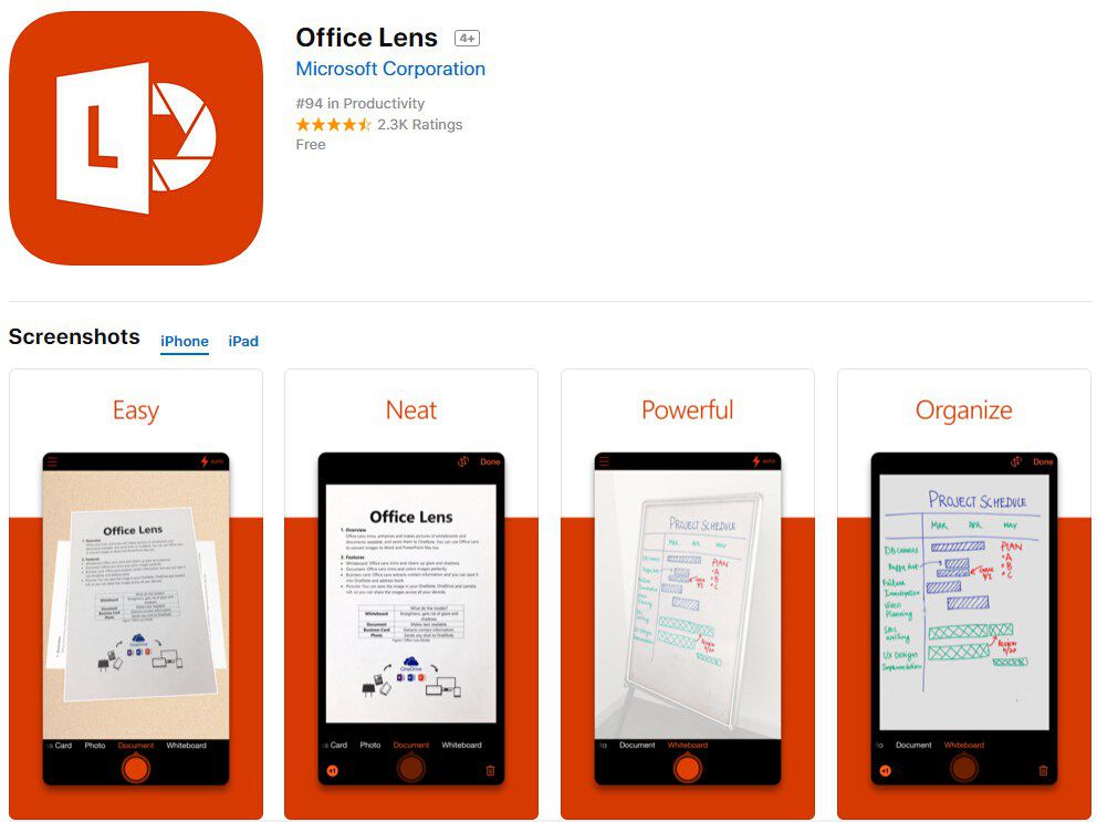 Microsoft Office Lens Pdf Scanner Gratuit CBYIBF