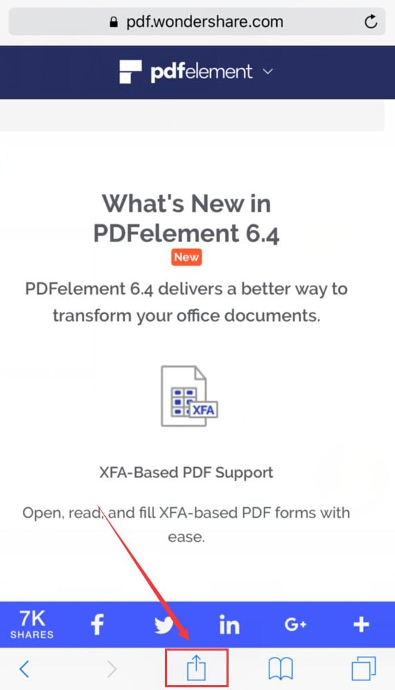 How To Save Webpage To Pdf On Iphone Wondershare Pdfelement