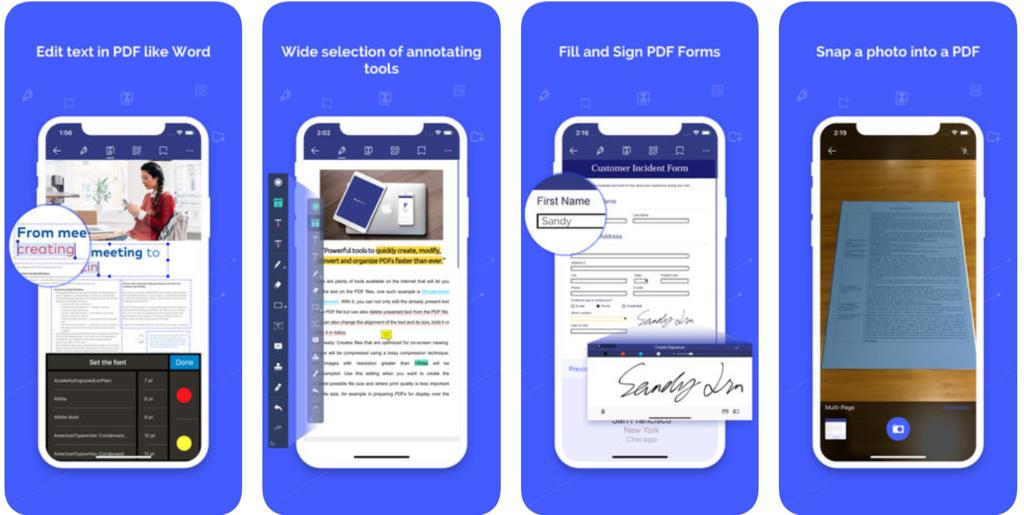  تطبيق لتحرير PDF على جهاز أيفون و أيباد 