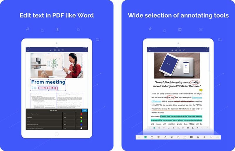 создать PDF на iPad приложение