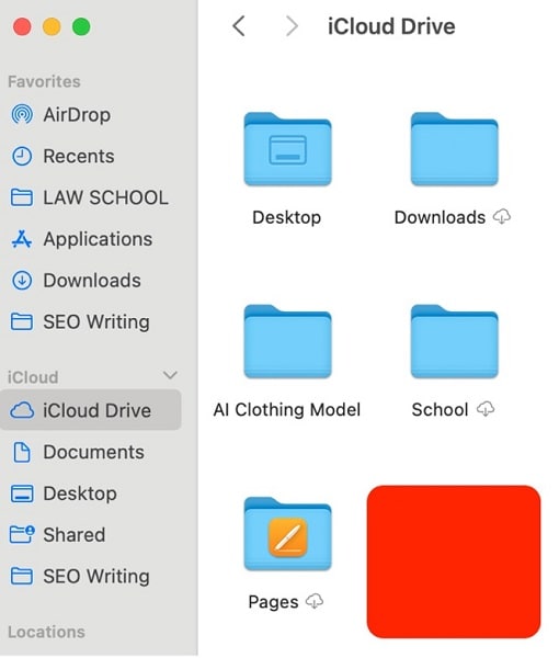 icloud drive finder