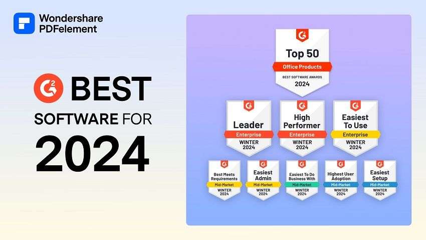 Top 50 Office Product Software in G2 Awards