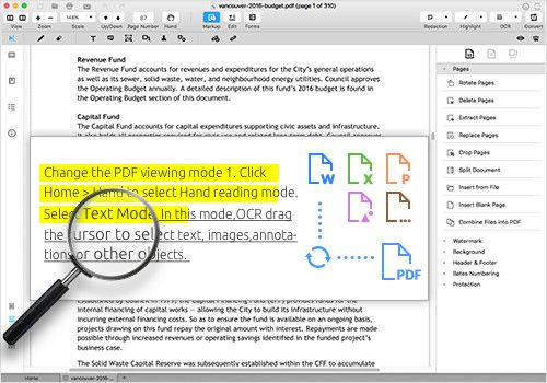 repareer pdf wazig op mac