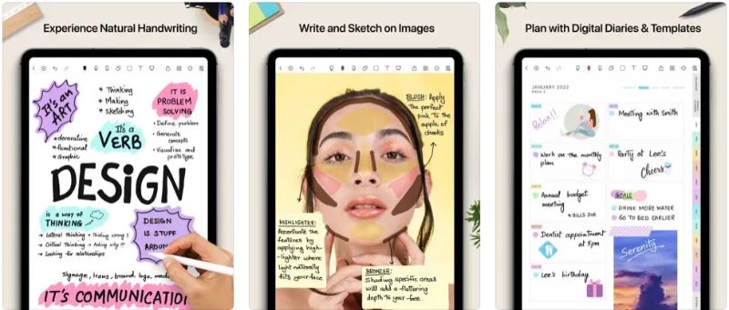 Scrivere con stile: le 10 migliori applicazioni per prendere appunti per  iPad e iPhone