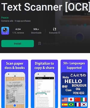 text scanner ocr app for handwriting digitization
