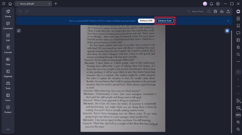 import blurry pdf