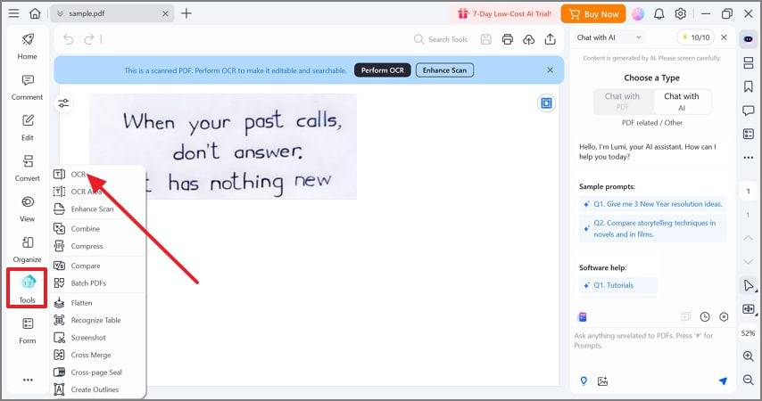 convert handwriting to text