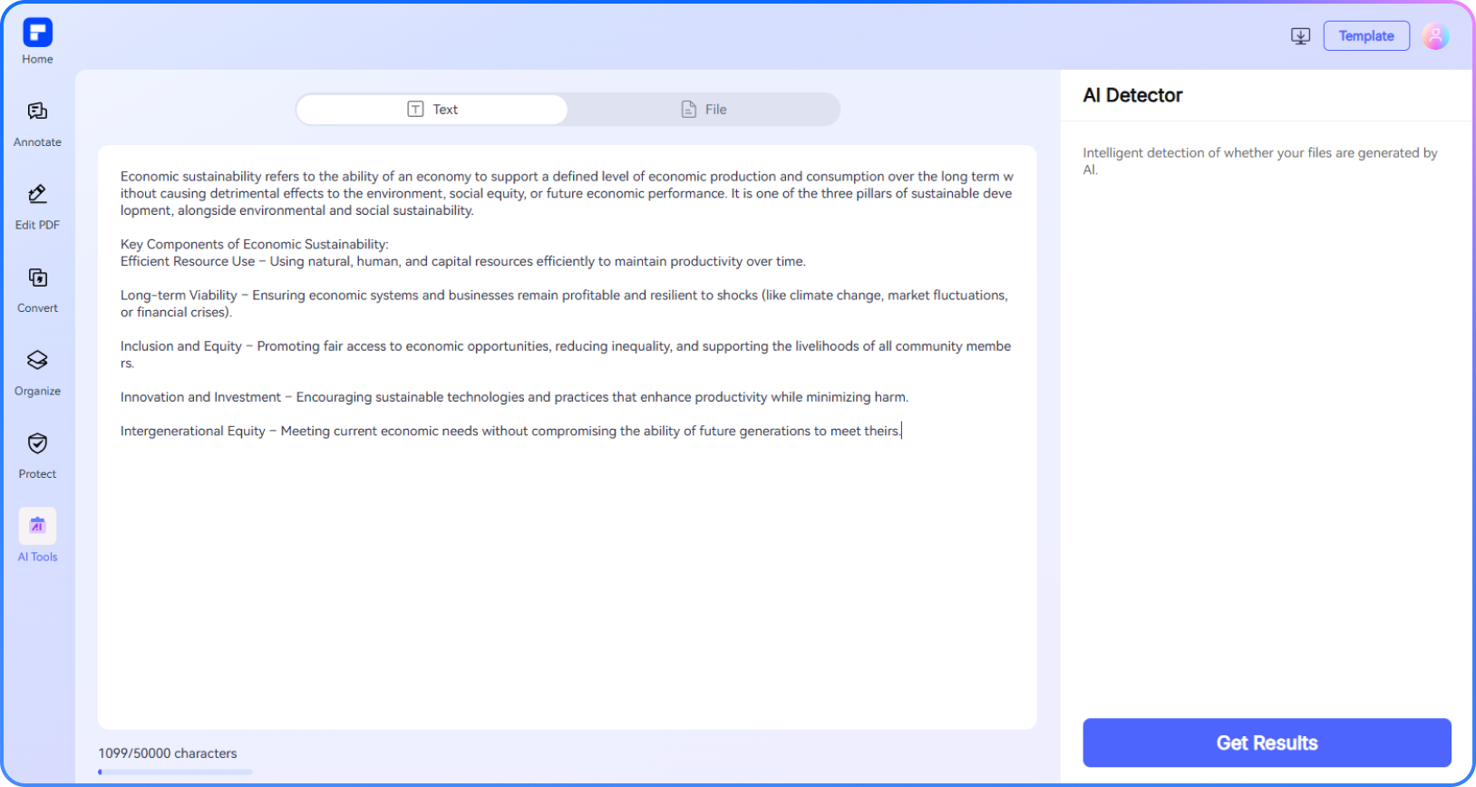 detect ai text step 2