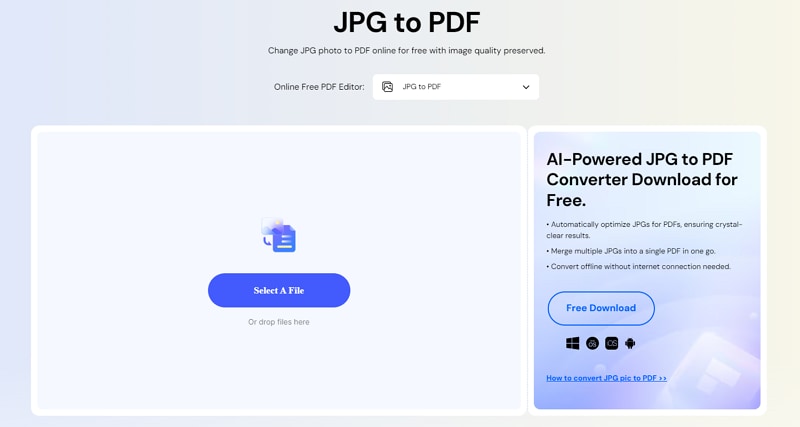 JPG to PDF Online