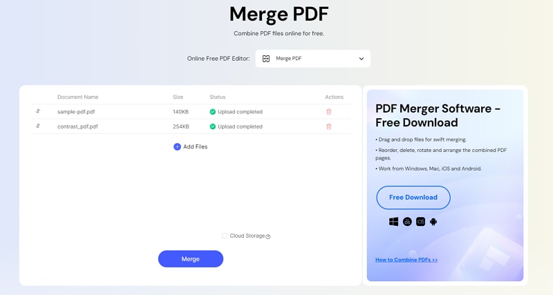 pdf merge ilovepdf alternative online