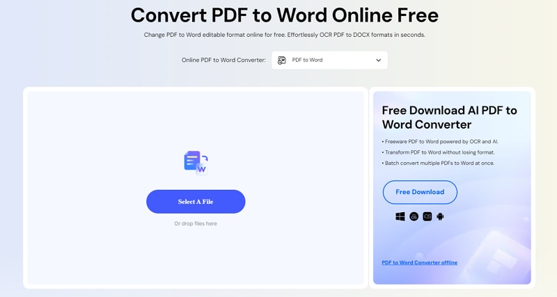  online pdf to word converter free 