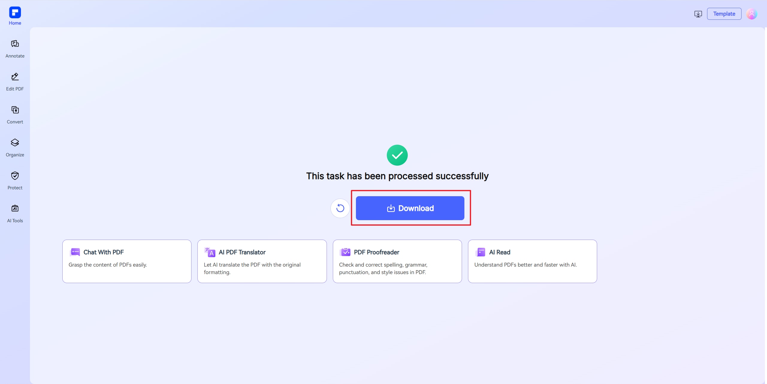 rotate all pages with pdfelement online step3