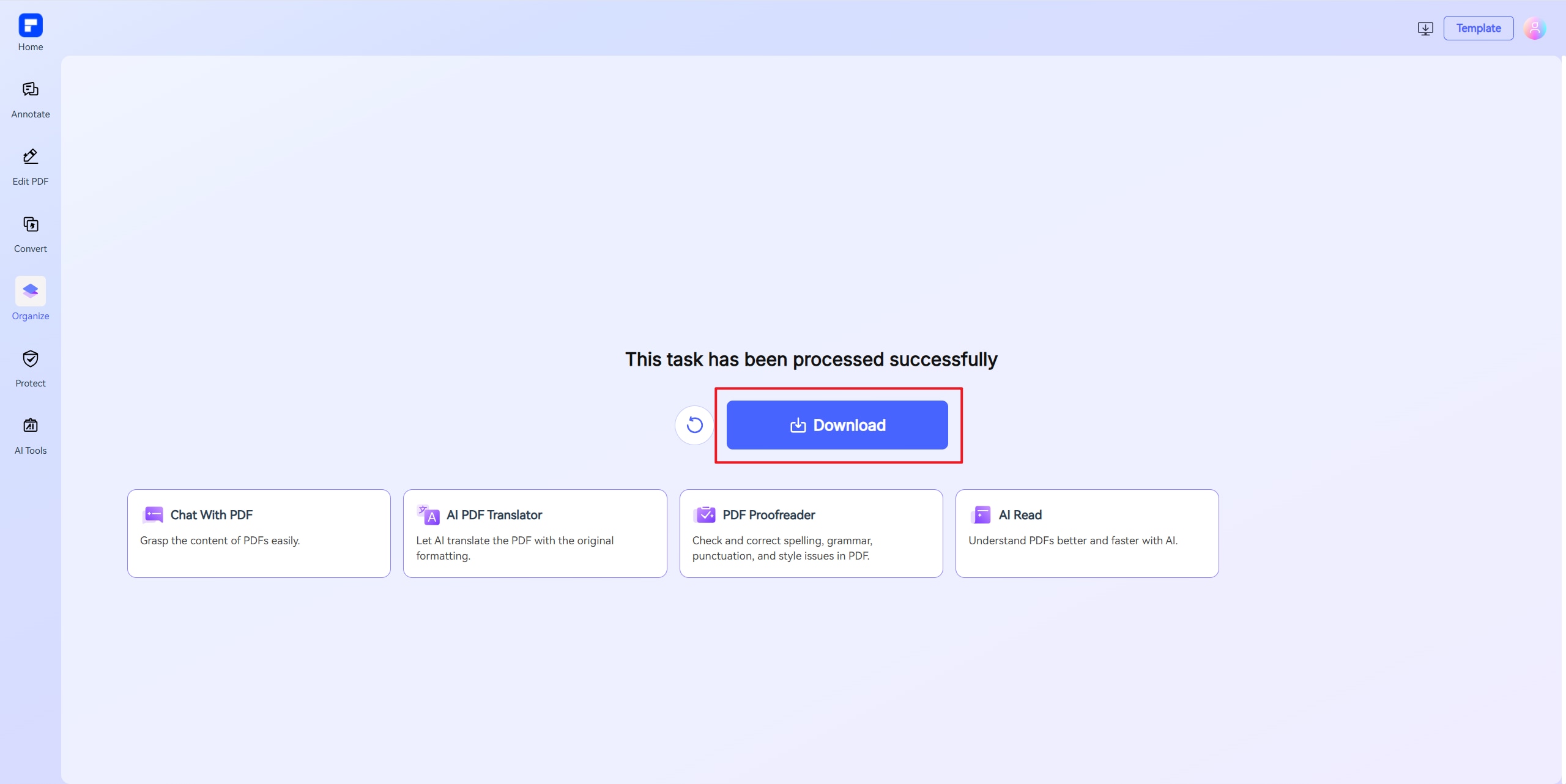 fractionner le pdf étape 3