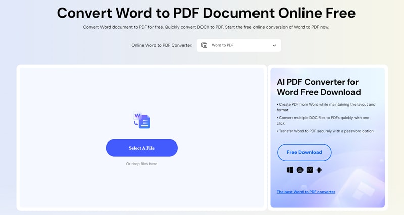 best word to pdf converter free