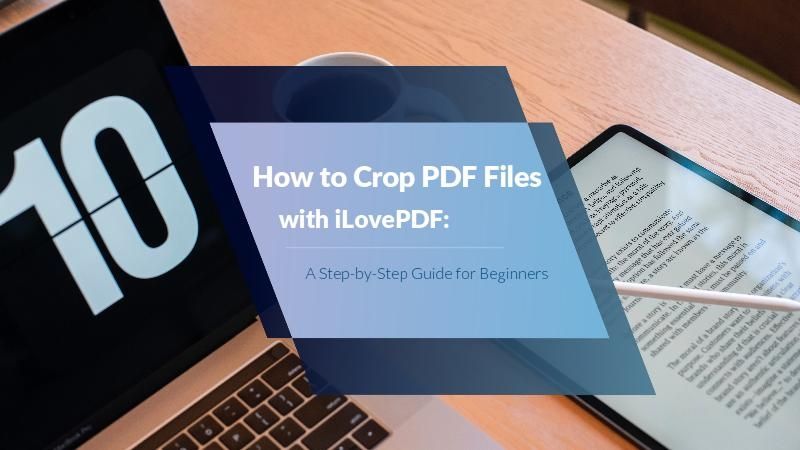 crop pdf with ilovepdf