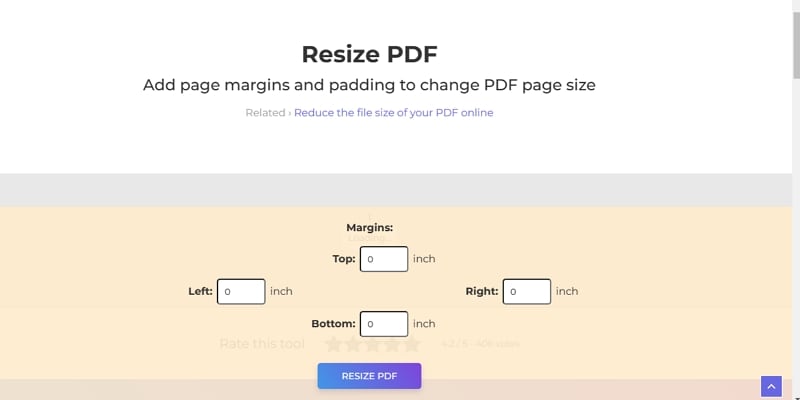 deftpdf resize pdf window