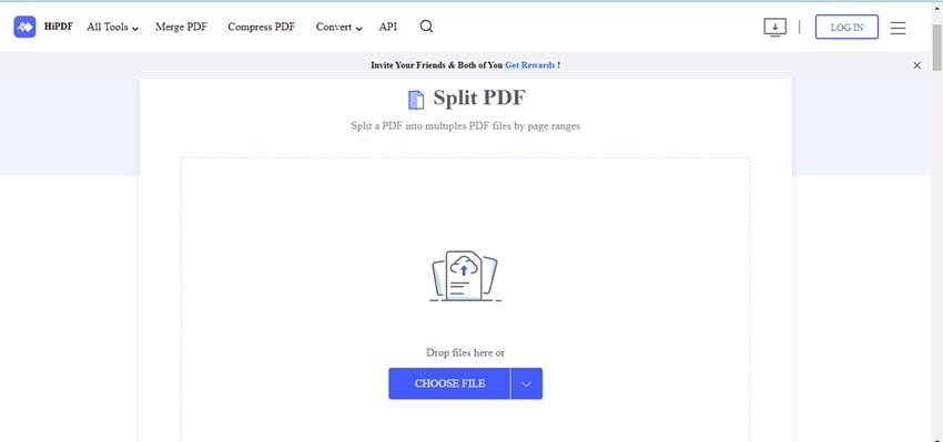 extract pdf pages online hipdf