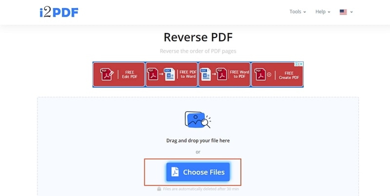 i2pdf choose files icon