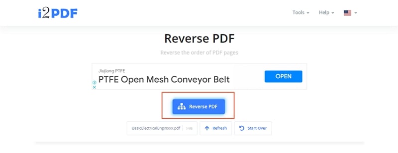 i2pdf reverse pdf icon