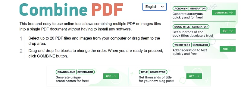 merge pdf online free