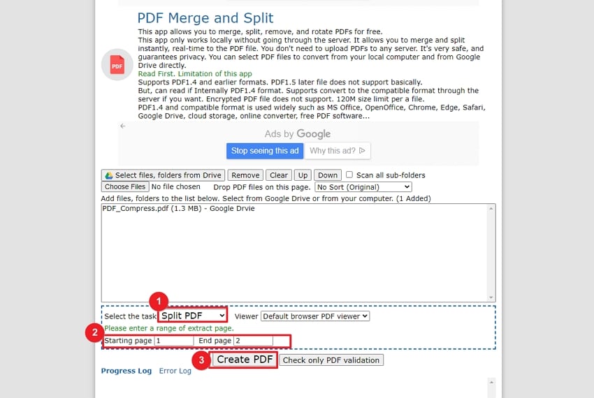 pdf merge split create pdf