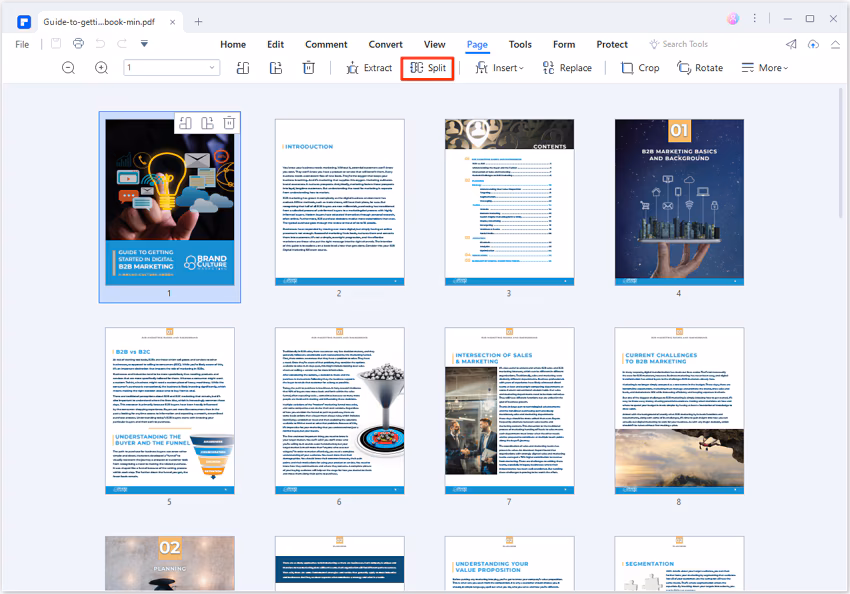 Splitting Multipage PDF by Page Ranges - FolderMill