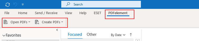 wondershare pdfelement add in on outlook