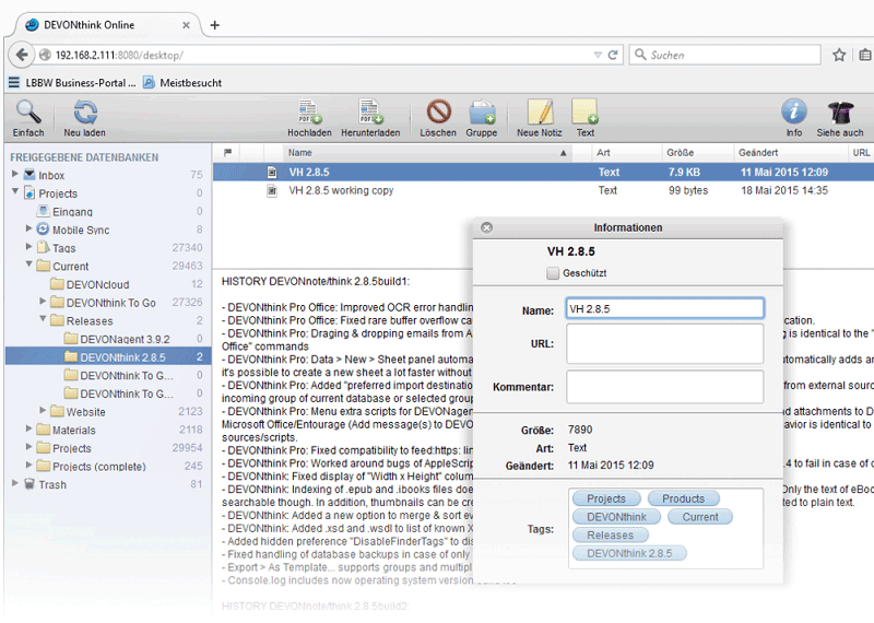 Dokumenten-Management Software Mac