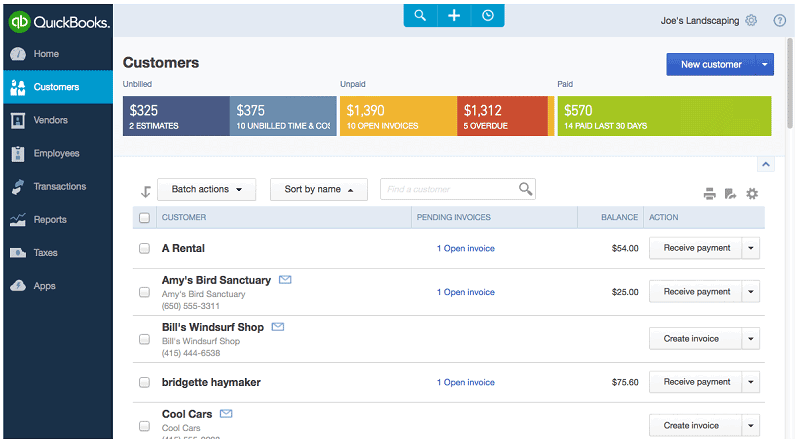 logiciel de comptabilité quickbook