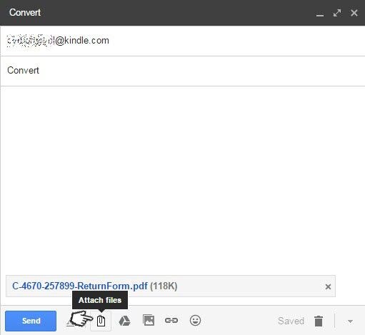 Method To Convert PDF To Kindle